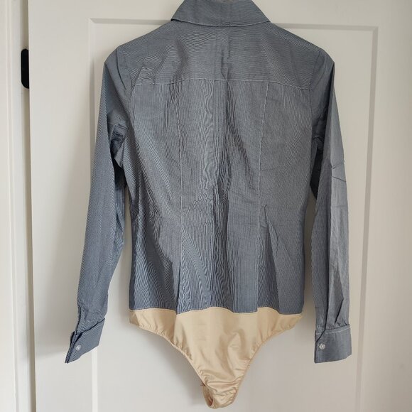 CHADWICKS Stretch Cotton Button Down Bodysuit *LIKE NEW* - Picture 6 of 6